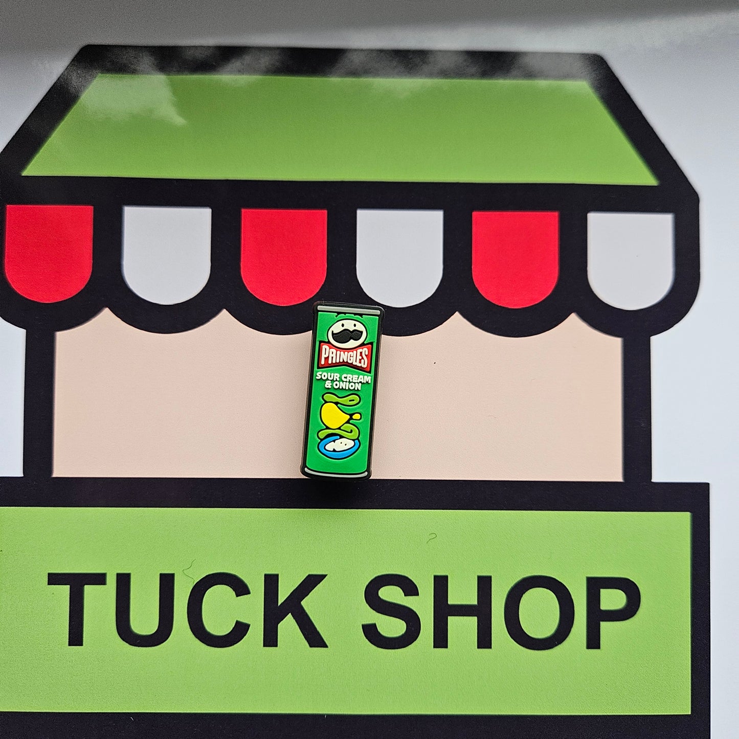 Pringles Sour Cream Croc Charm - Laughing Croc