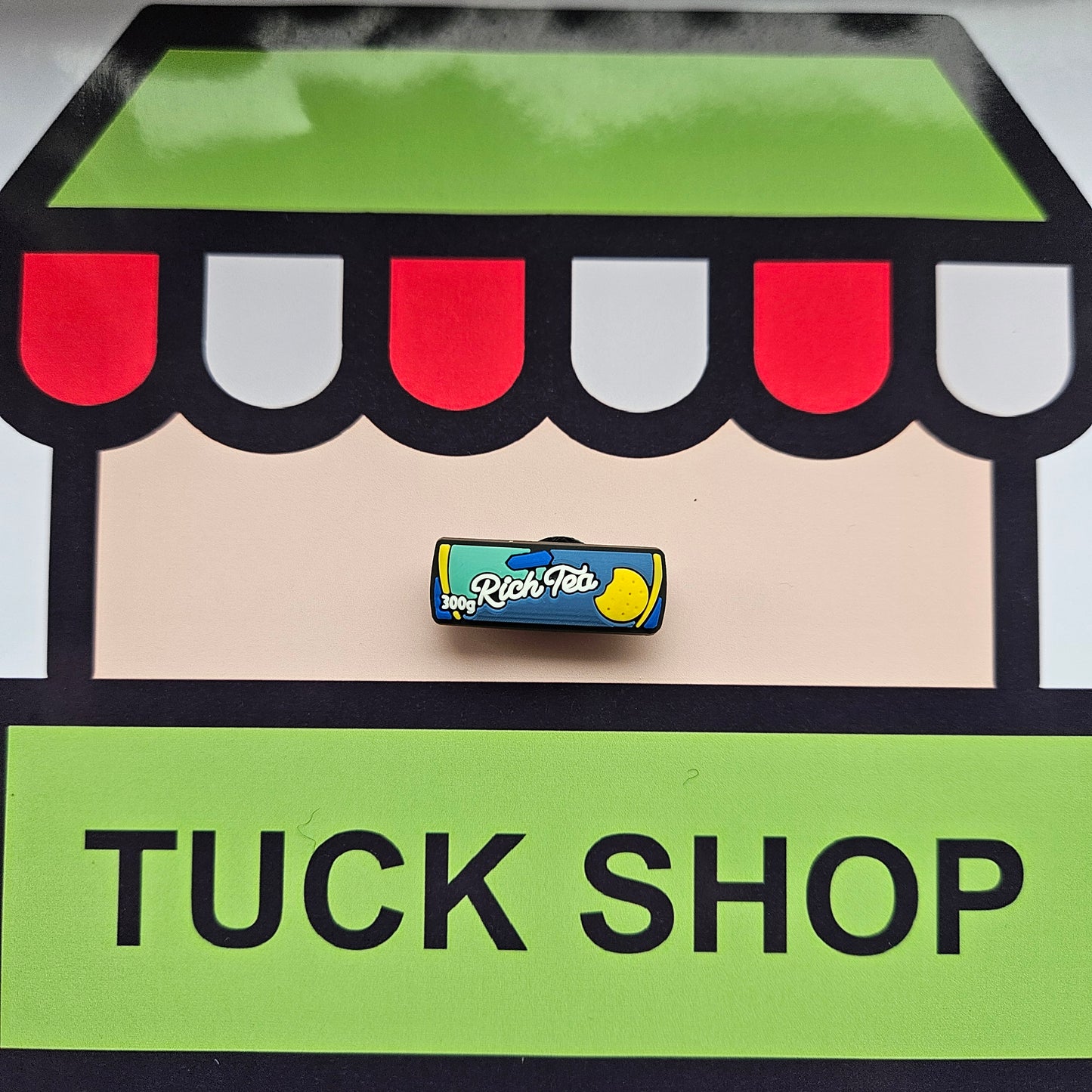 Rich Tea Croc Charm - Laughing Croc