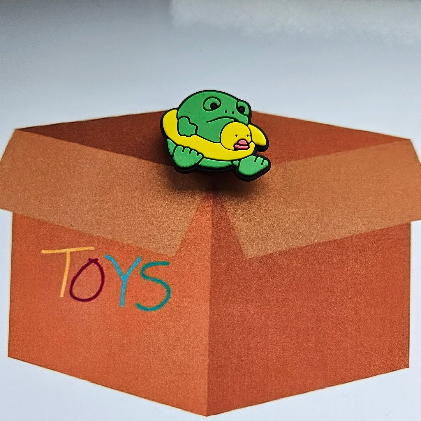 Jelly Cat Inspired Croc Charms - Laughing Croc