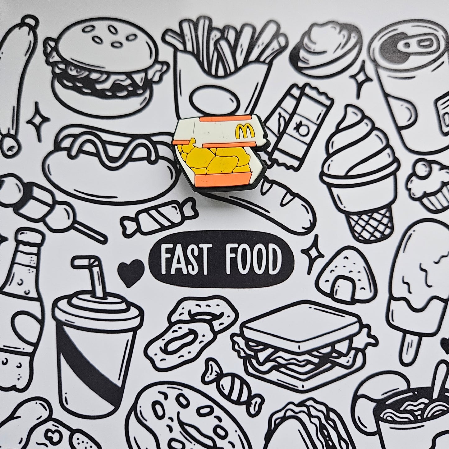 Chicken Nuggets Croc Charm