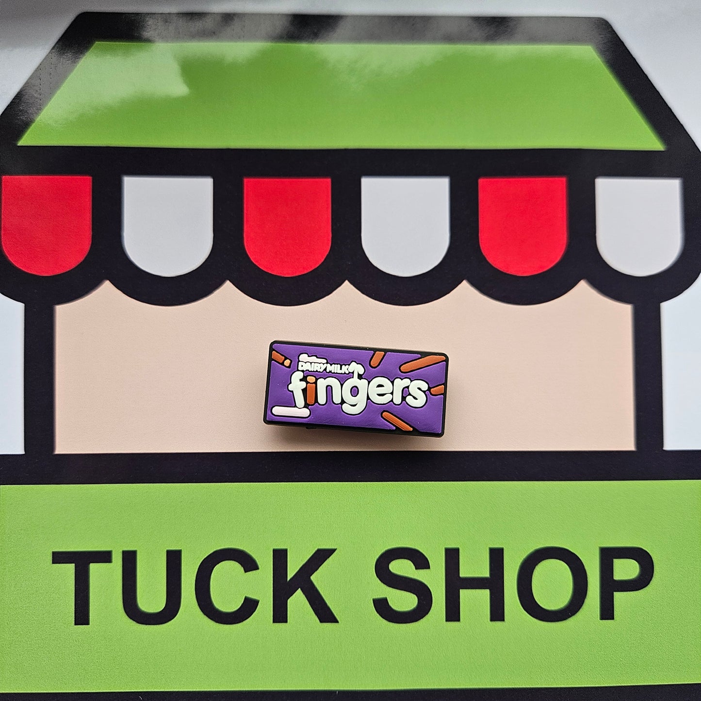 Dairy Milk Fingers Croc Charm