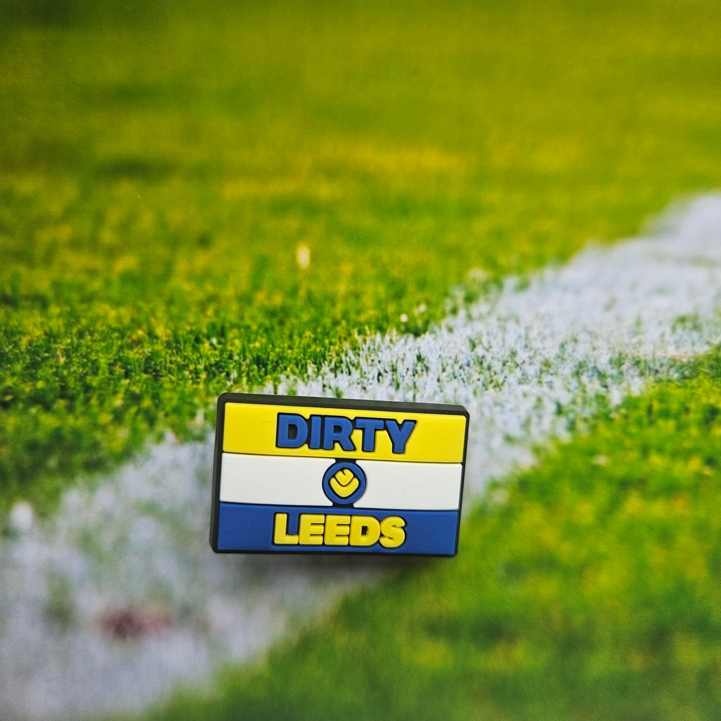 Dirty Leeds Croc Charm - Laughing Croc