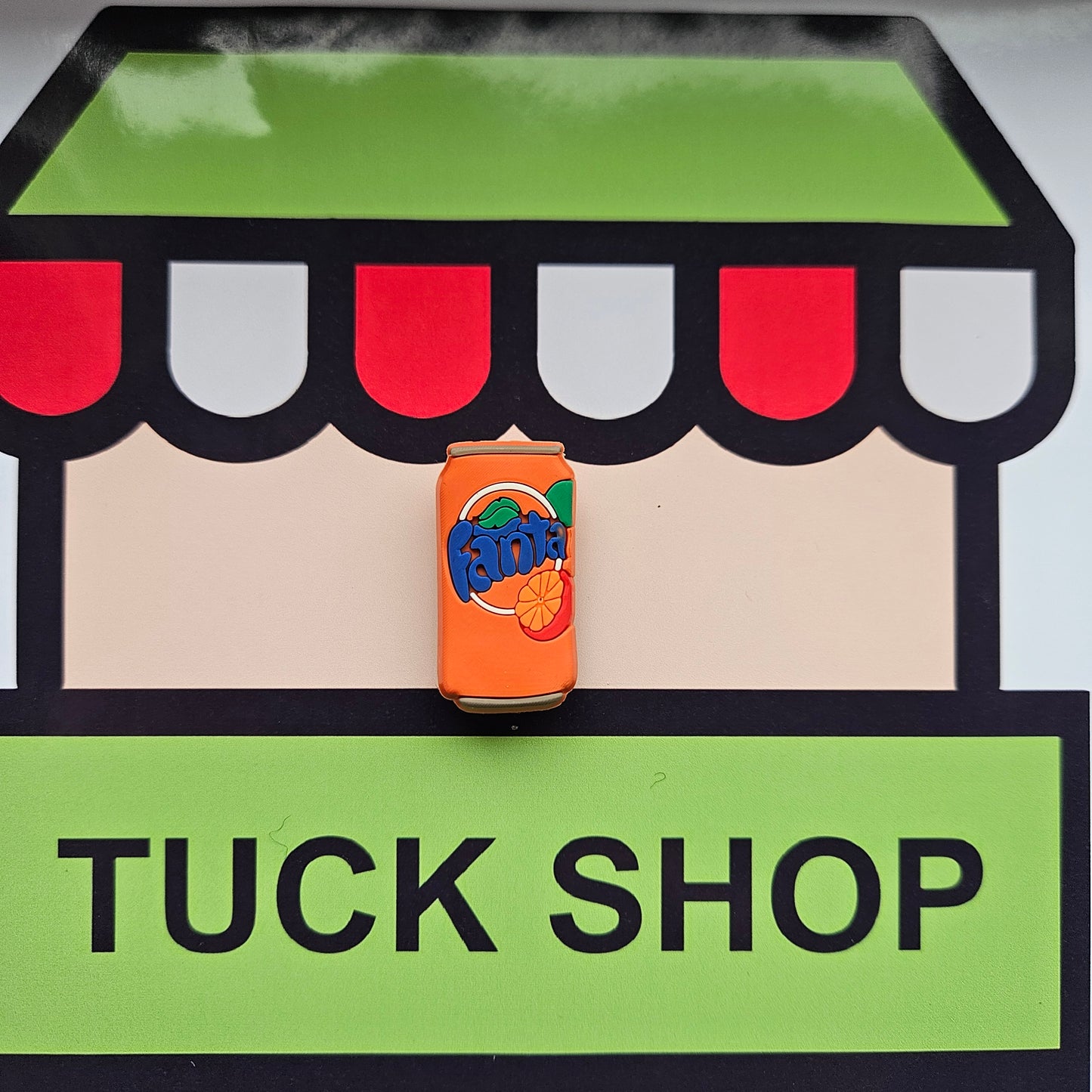 Fanta Can Croc Charm