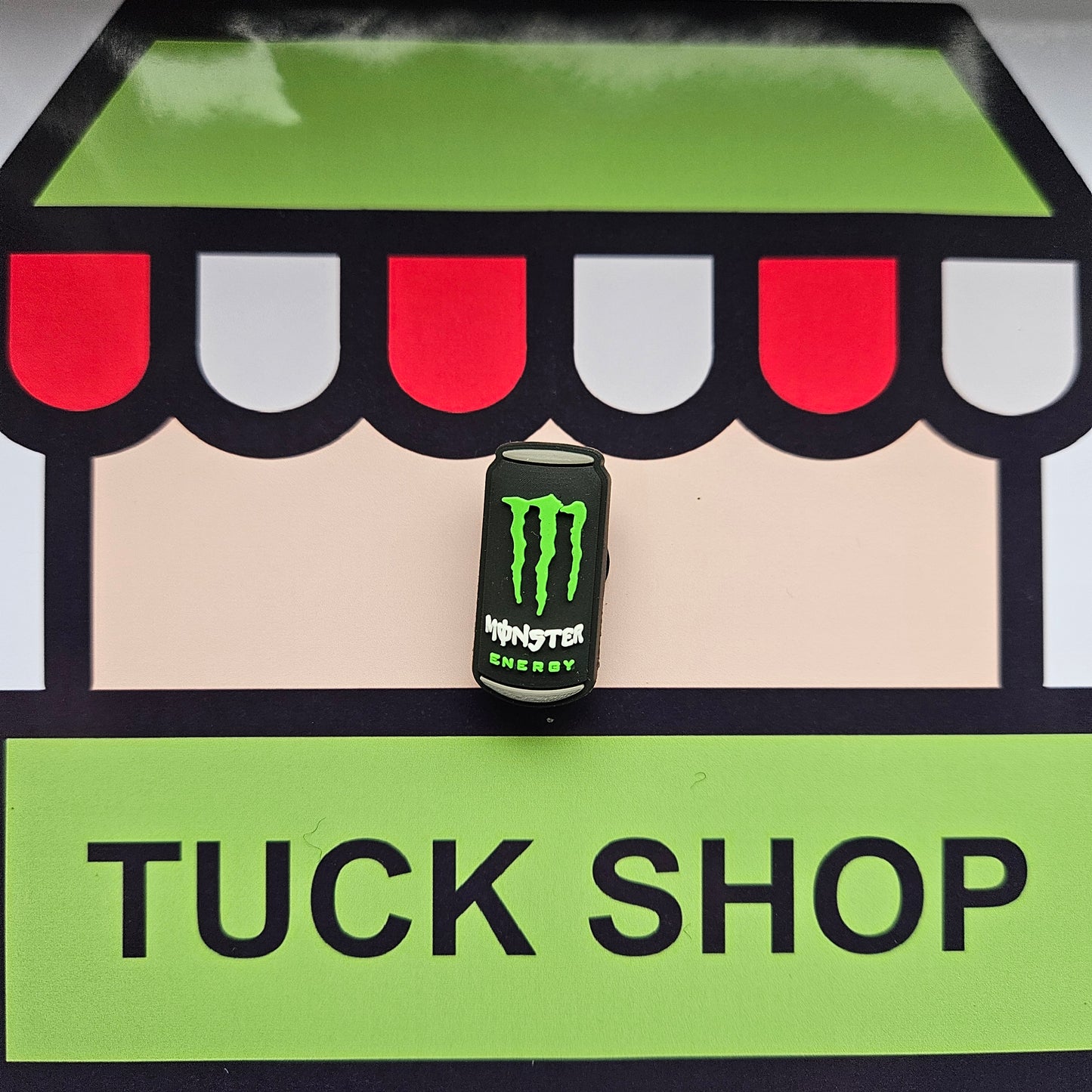 Green Monster Can Croc Charm