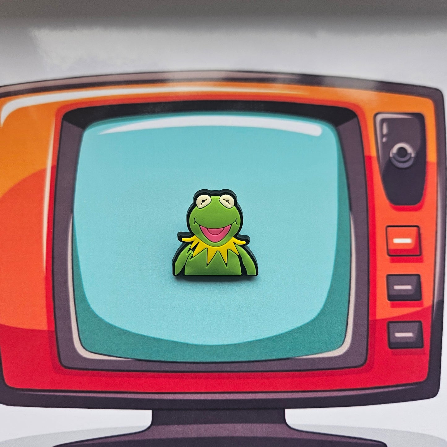 Kermit The Frog Croc Charm - Laughing Croc