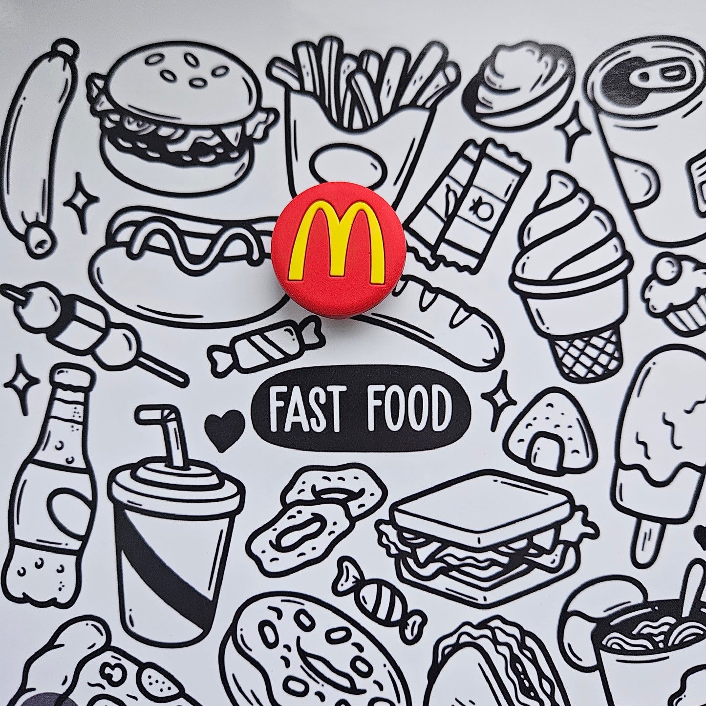 Mcd's Sign inspired Croc Charm