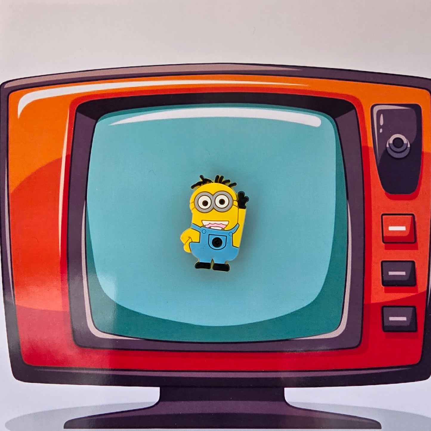 Minion Inspired Croc Charms