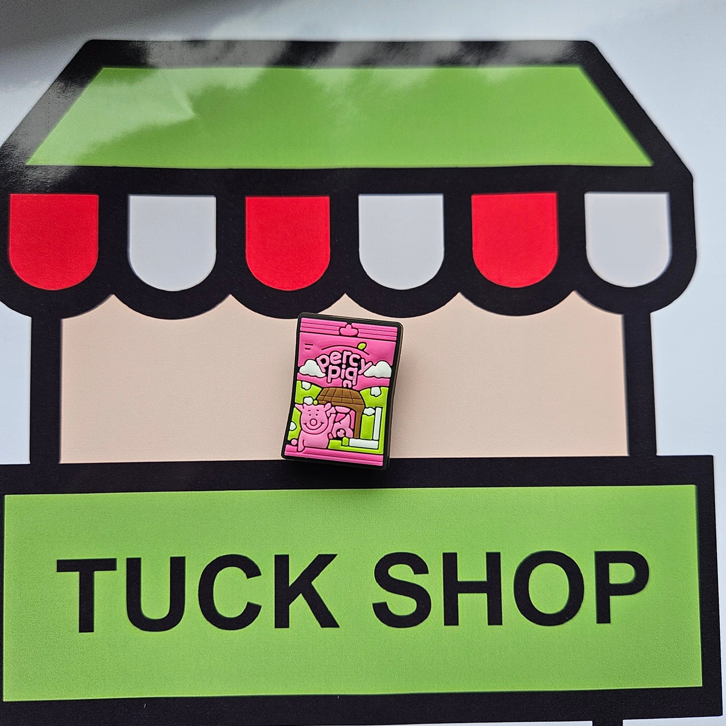 Percy Pig Croc Charm