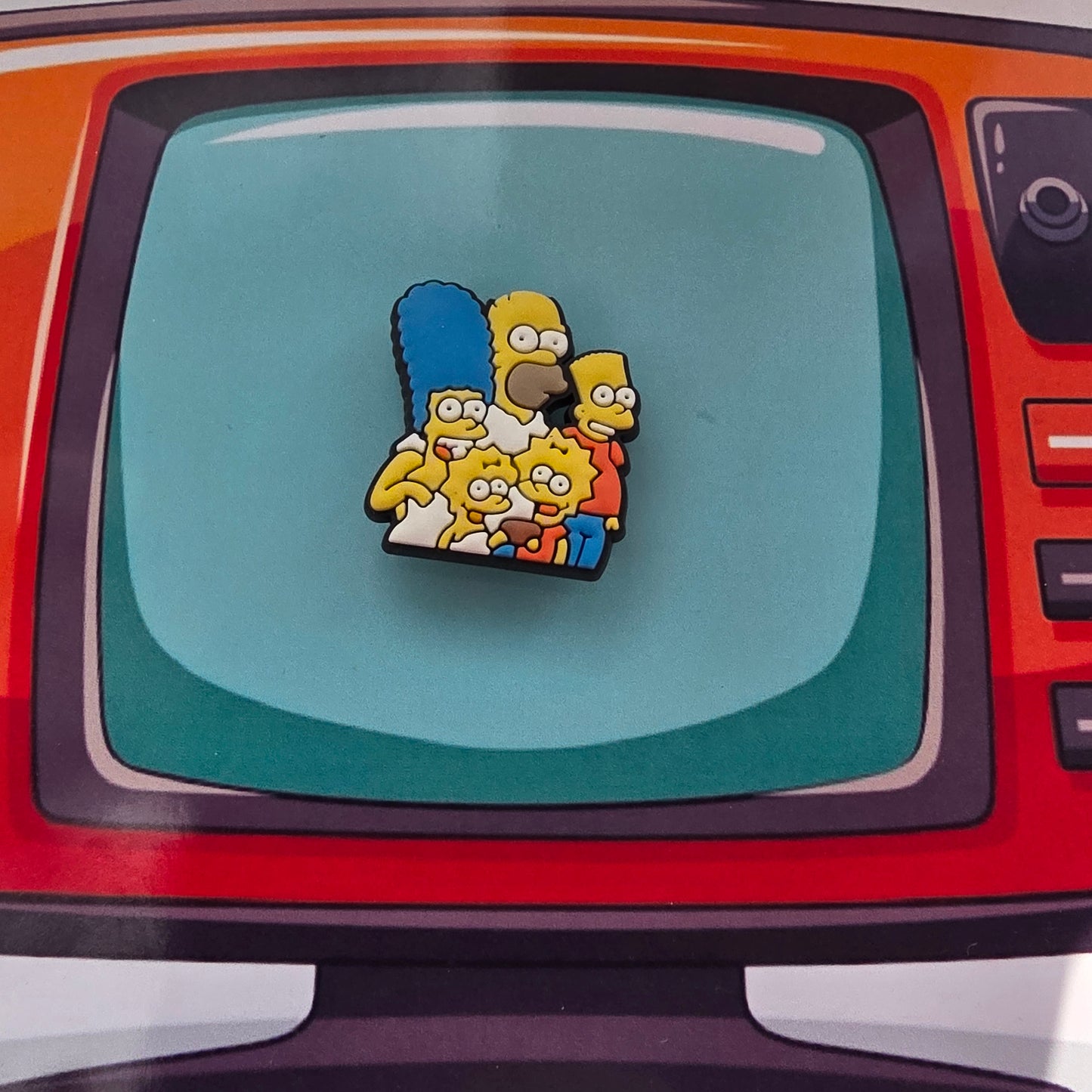 Simpsons Inspired Croc Charm