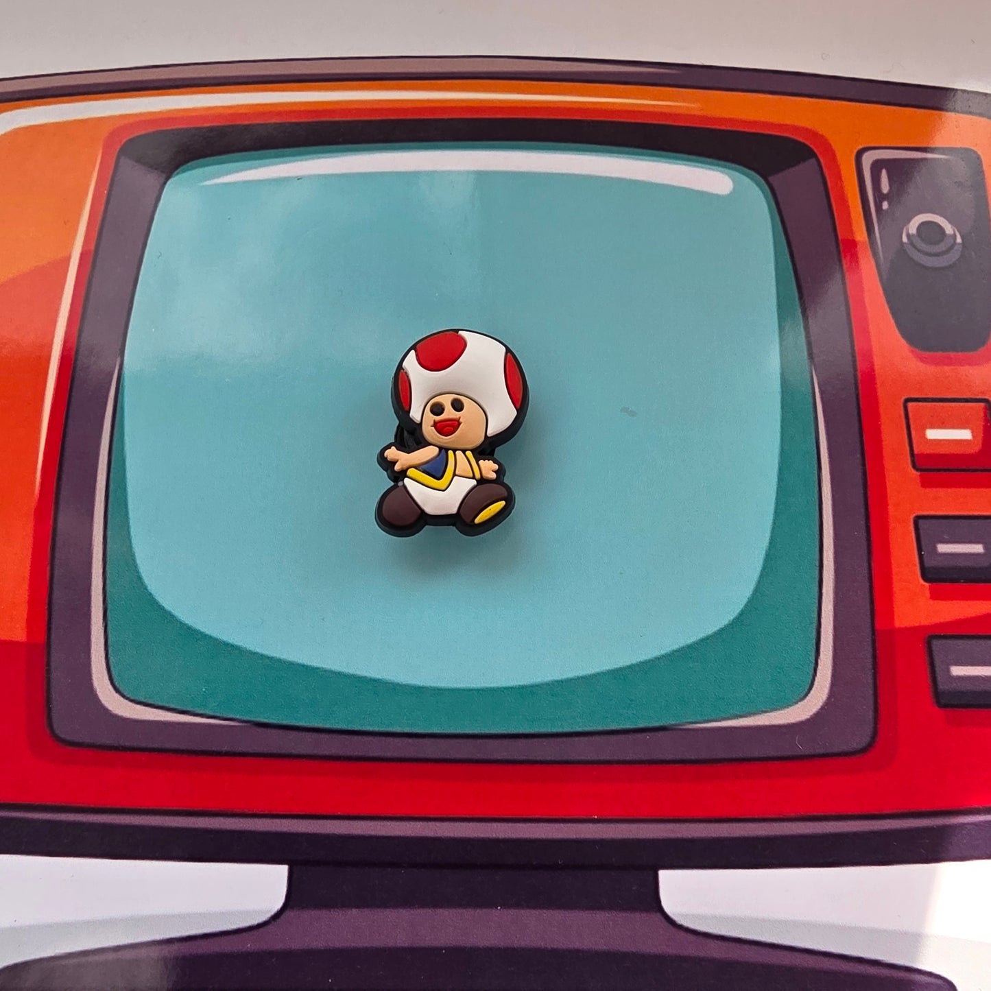 Super Mario Brothers Croc Charm - Toad