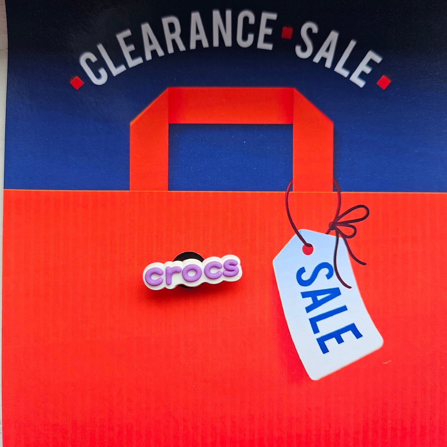 purple crocs croc charm