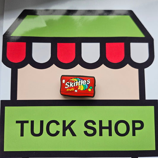 Skittles Croc Charm - Laughing Croc