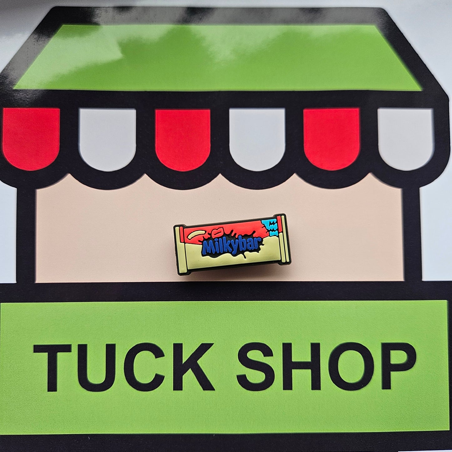 Milkybar Croc Charm - Laughing Croc