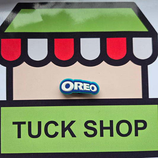 Oreo Sign Croc Charm - Laughing Croc
