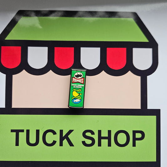 Pringles Sour Cream Croc Charm - Laughing Croc