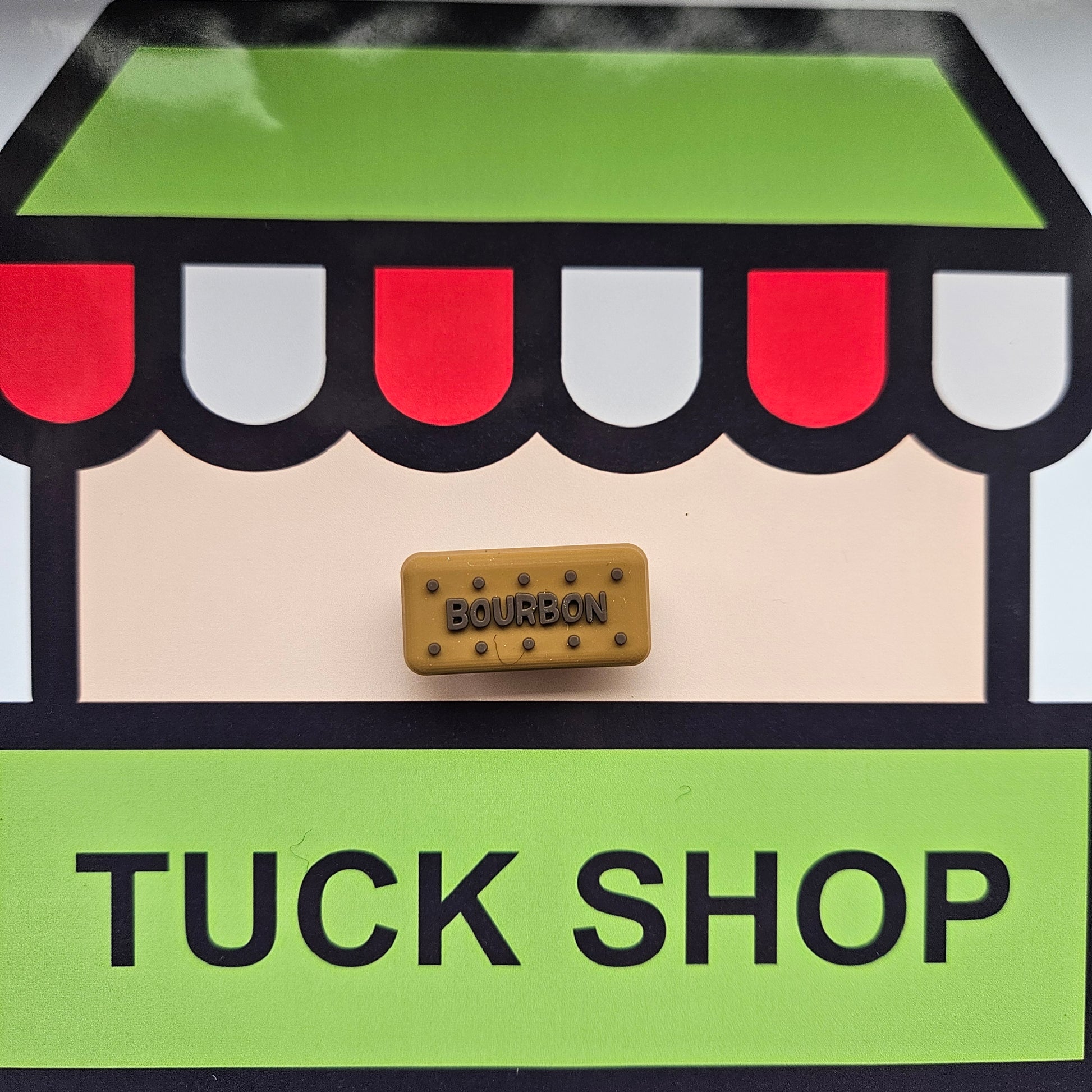 Bourbon Biscuit Croc Charm - Laughing Croc