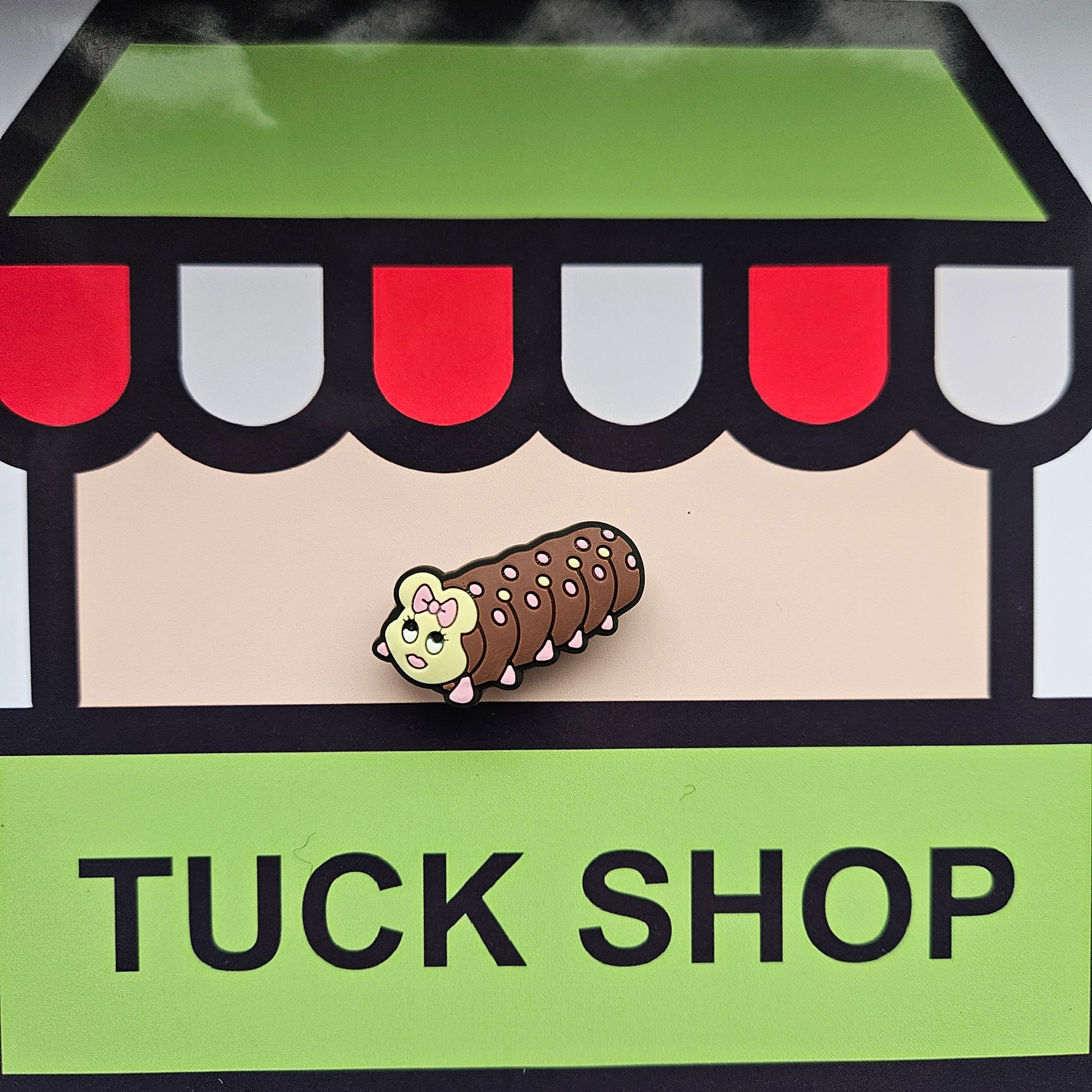 Connie Caterpillar Cake Croc Charm - Laughing Croc