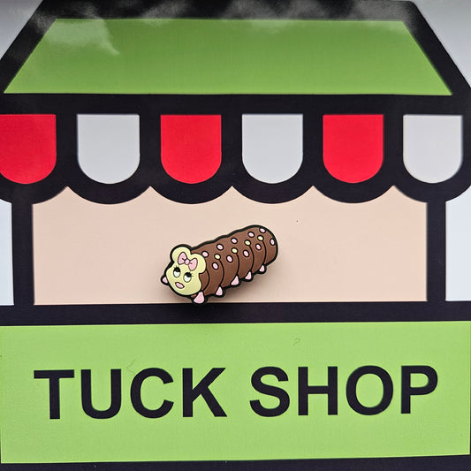 Connie Caterpillar Cake Croc Charm - Laughing Croc