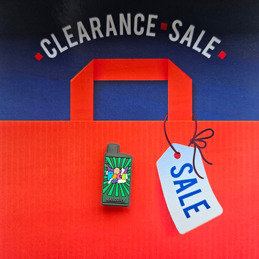 Green Vape Croc Charm - Laughing Croc