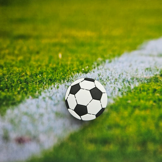 Football Croc Charm - Laughing Croc