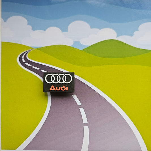 Audi Logo Croc Charm - Laughing Croc