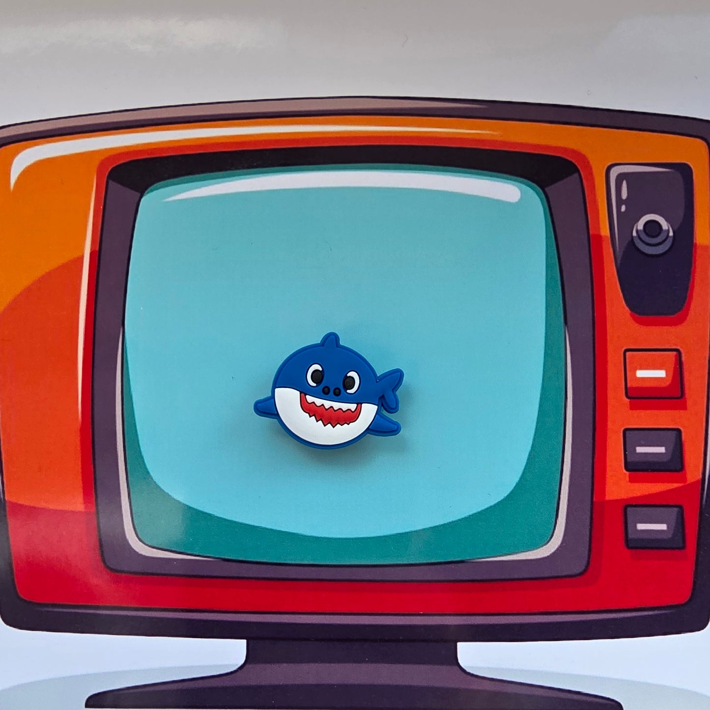 Baby Shark Inspired Croc Charm