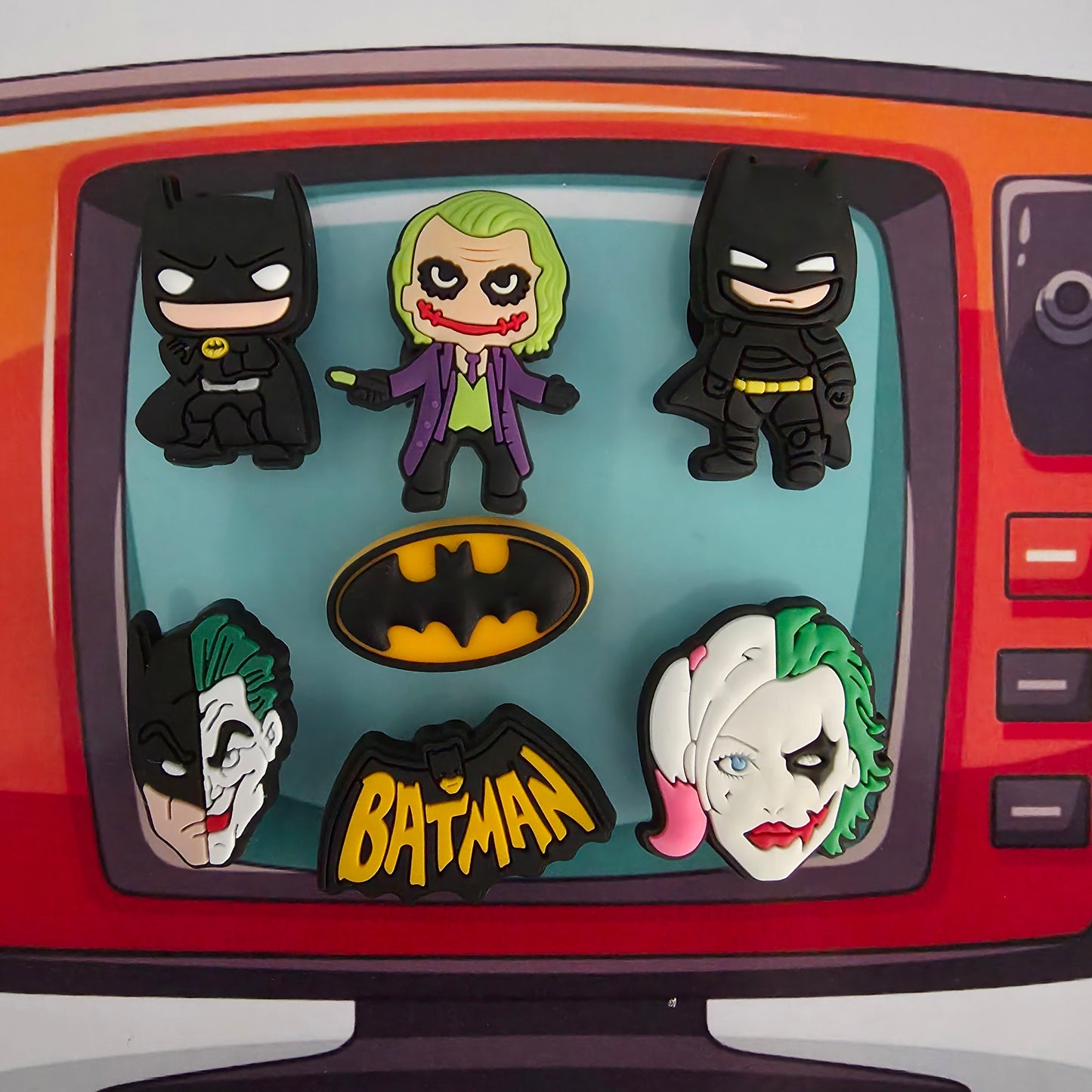 Batman Inspired Croc Charms