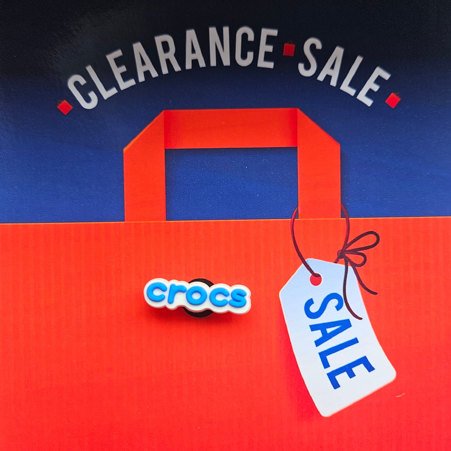 Blue crocs croc charm