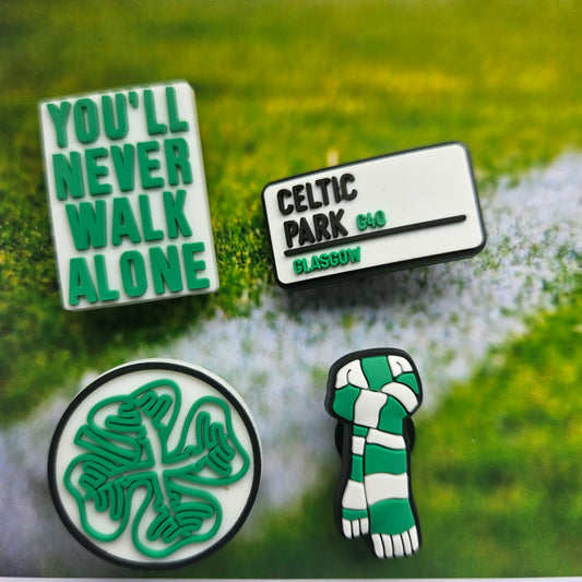 Celtic Croc Charms Set Of 4 - Laughing Croc