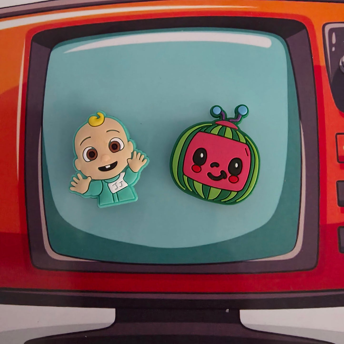 Coco melon Inspired Croc Charms