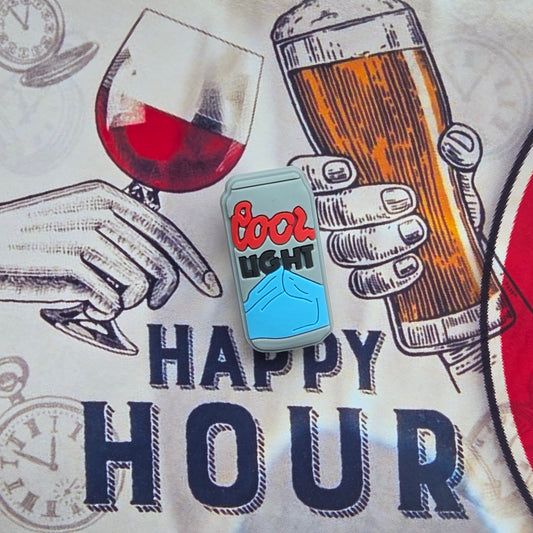 Coors Light Can Croc Charm