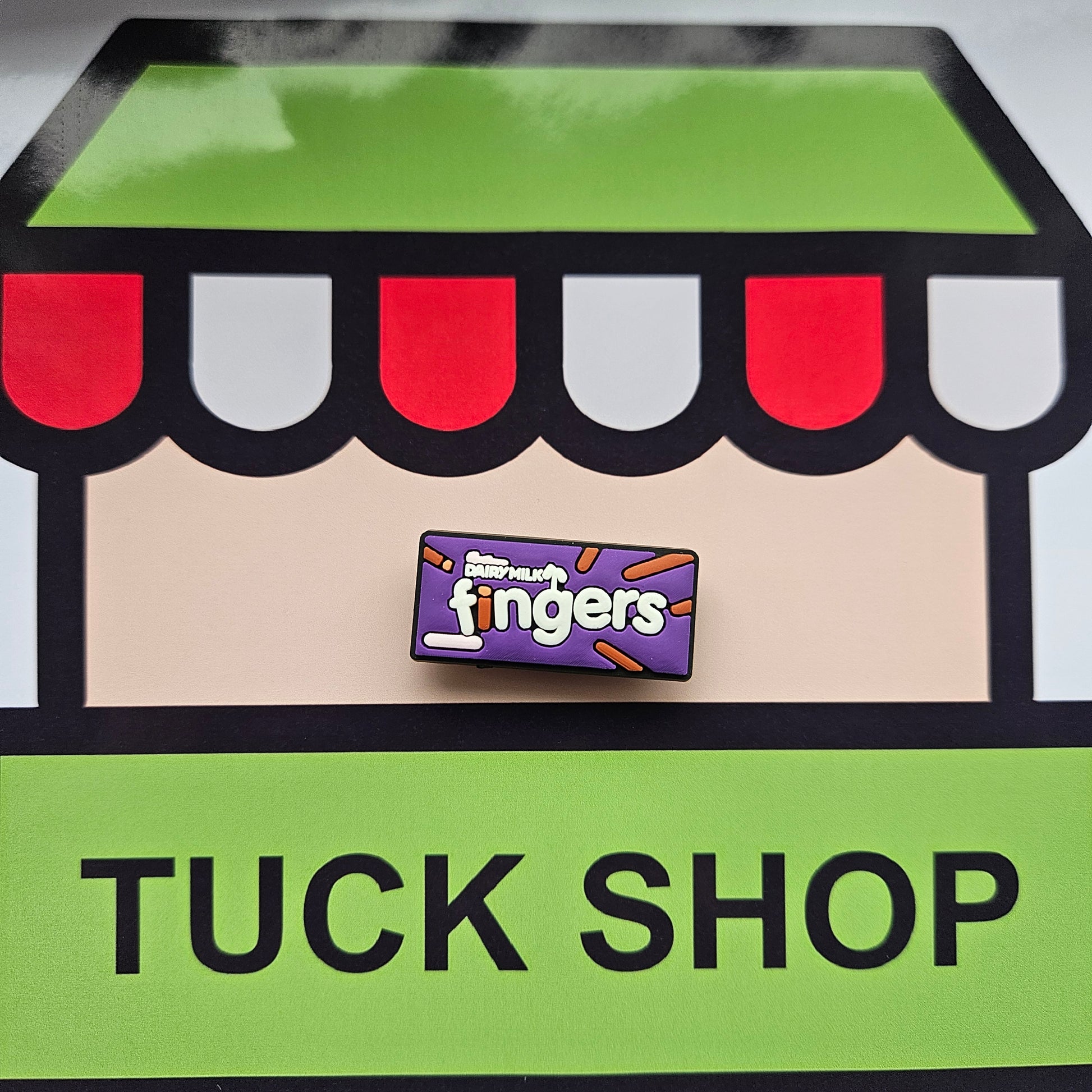 Dairy Milk Fingers Croc Charm