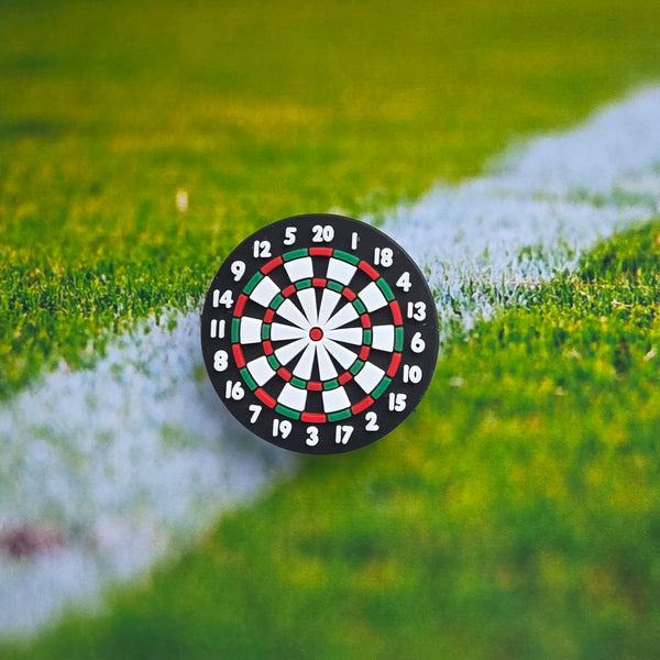 Dartboard Croc Charm – Fun Pub Game Shoe Accessory