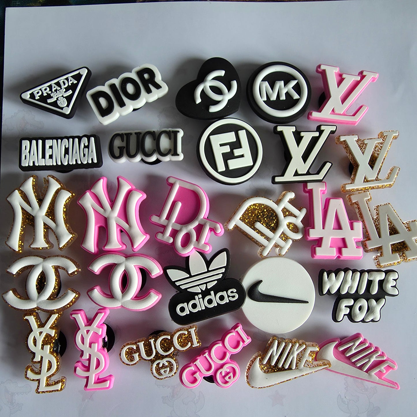 Designer Brands inspired Croc Charms