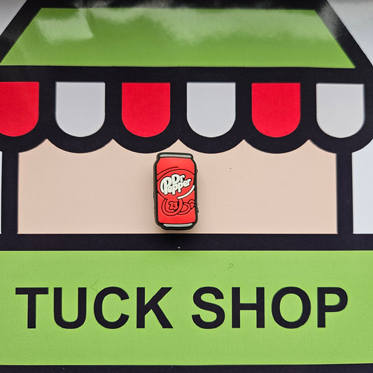 Dr Pepper Can Croc Charm