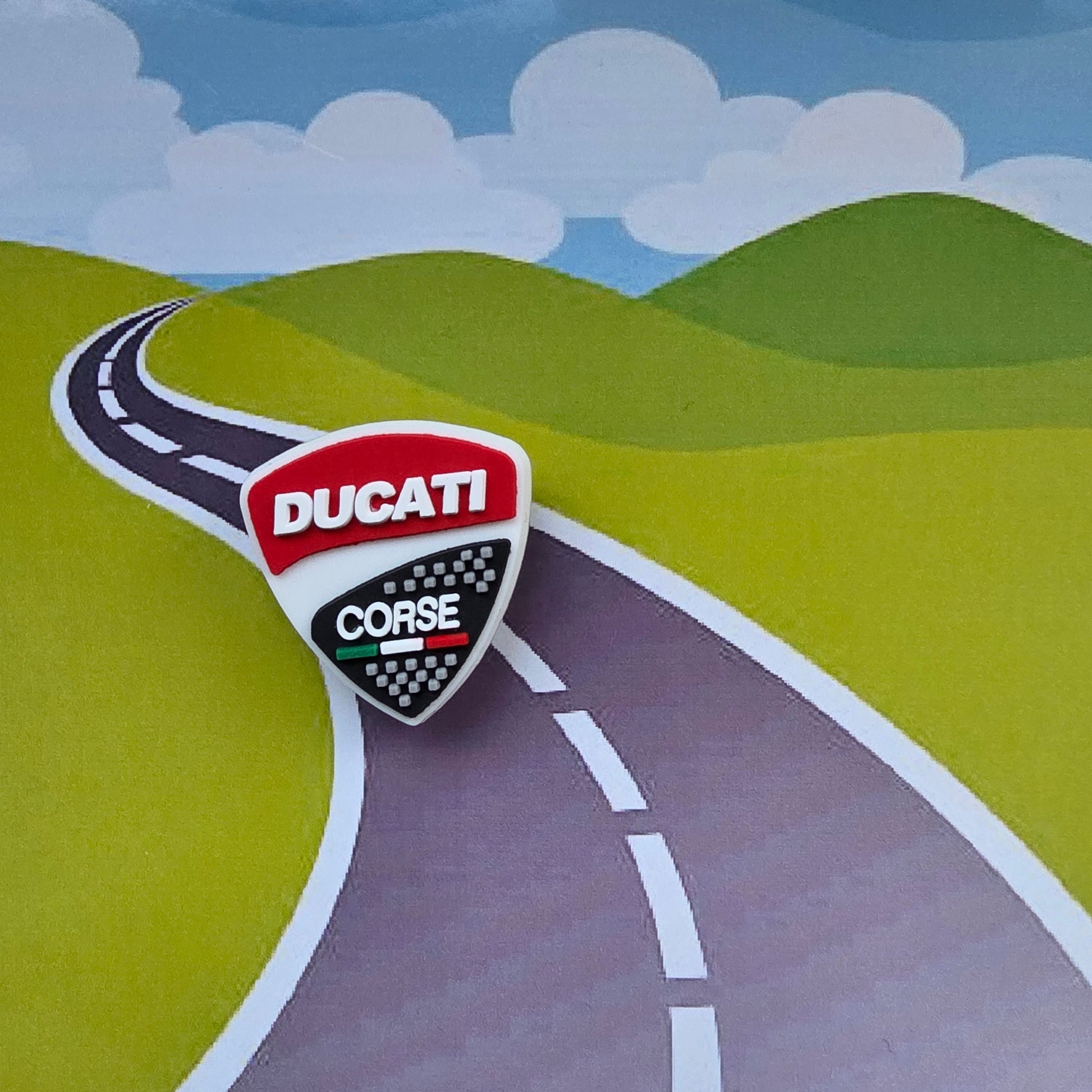 Ducati Inspired Croc Charm