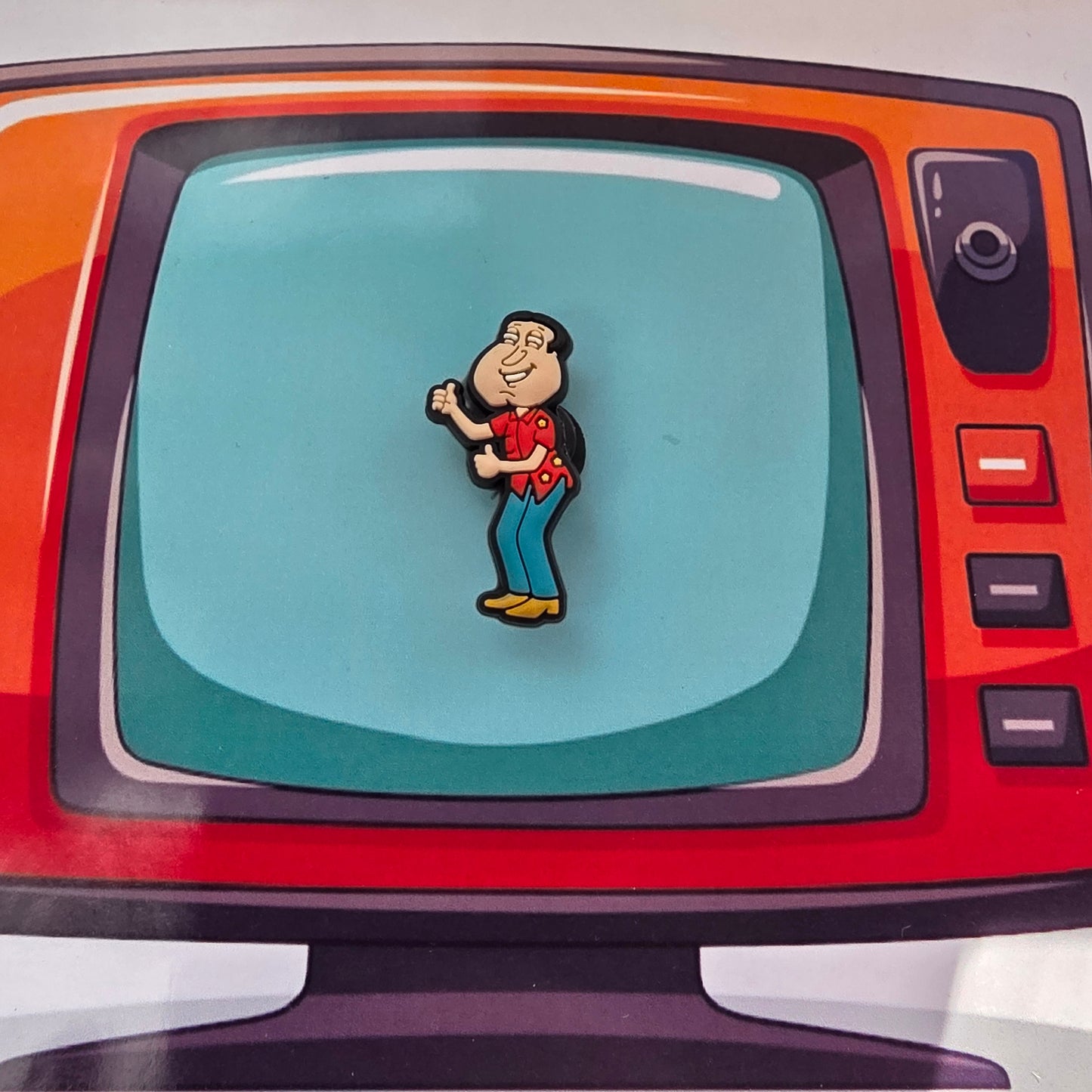 Family Guy Inspired Croc Charm Glenn