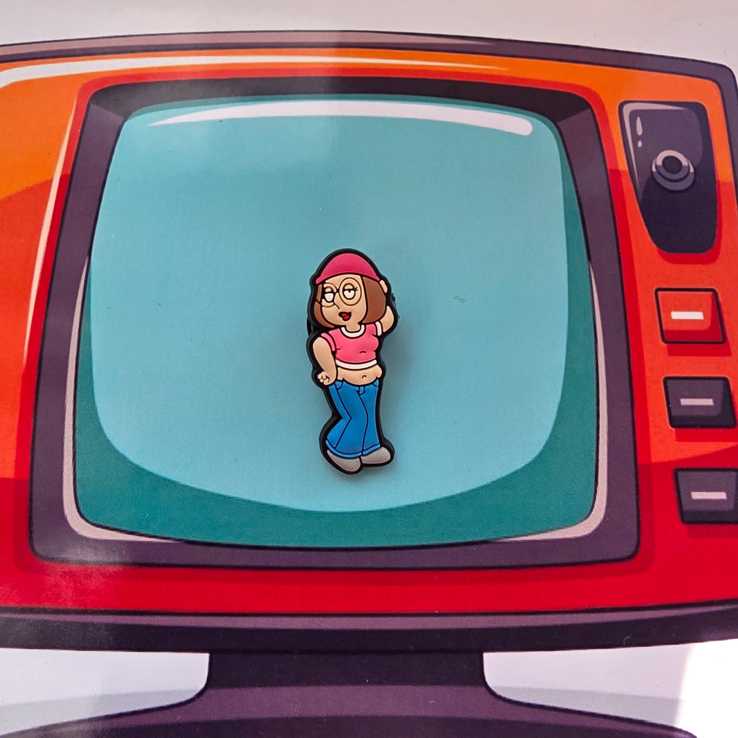 Family Guy Inspired Croc Charm Meg