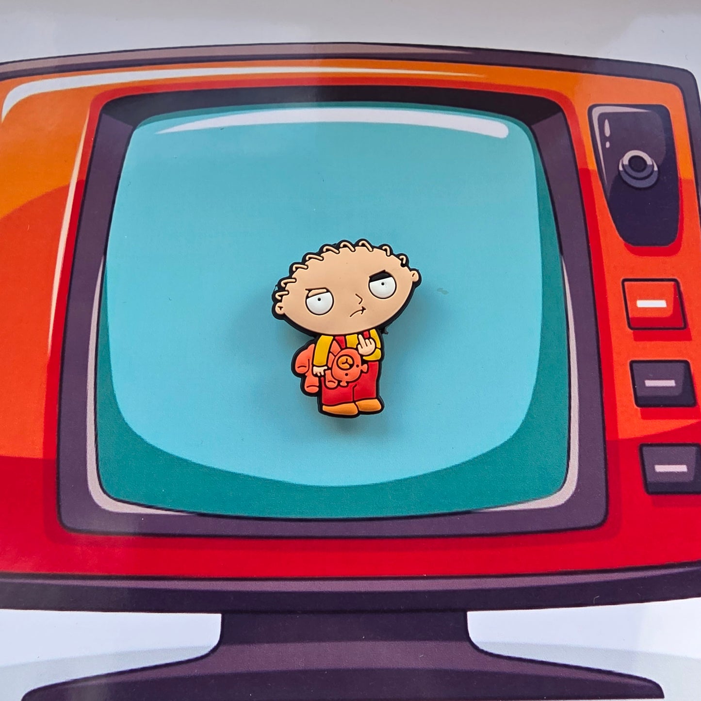 Family Guy Inspired Croc Charm Stewie