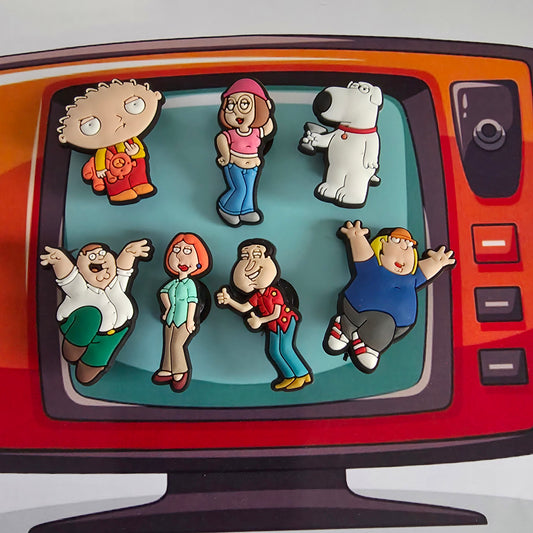 Family Guy Inspired Croc Charms