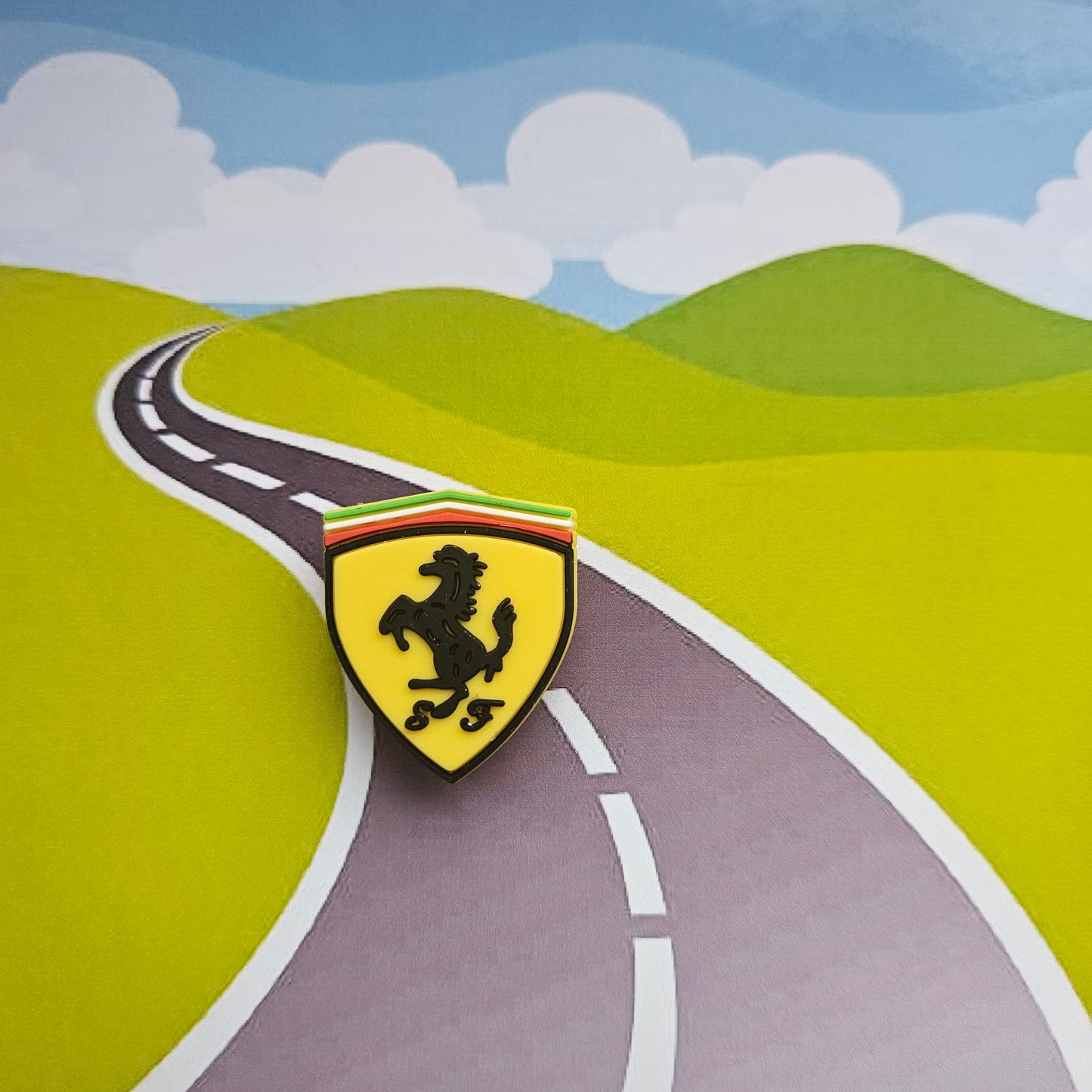 Ferrari Logo Croc Charm