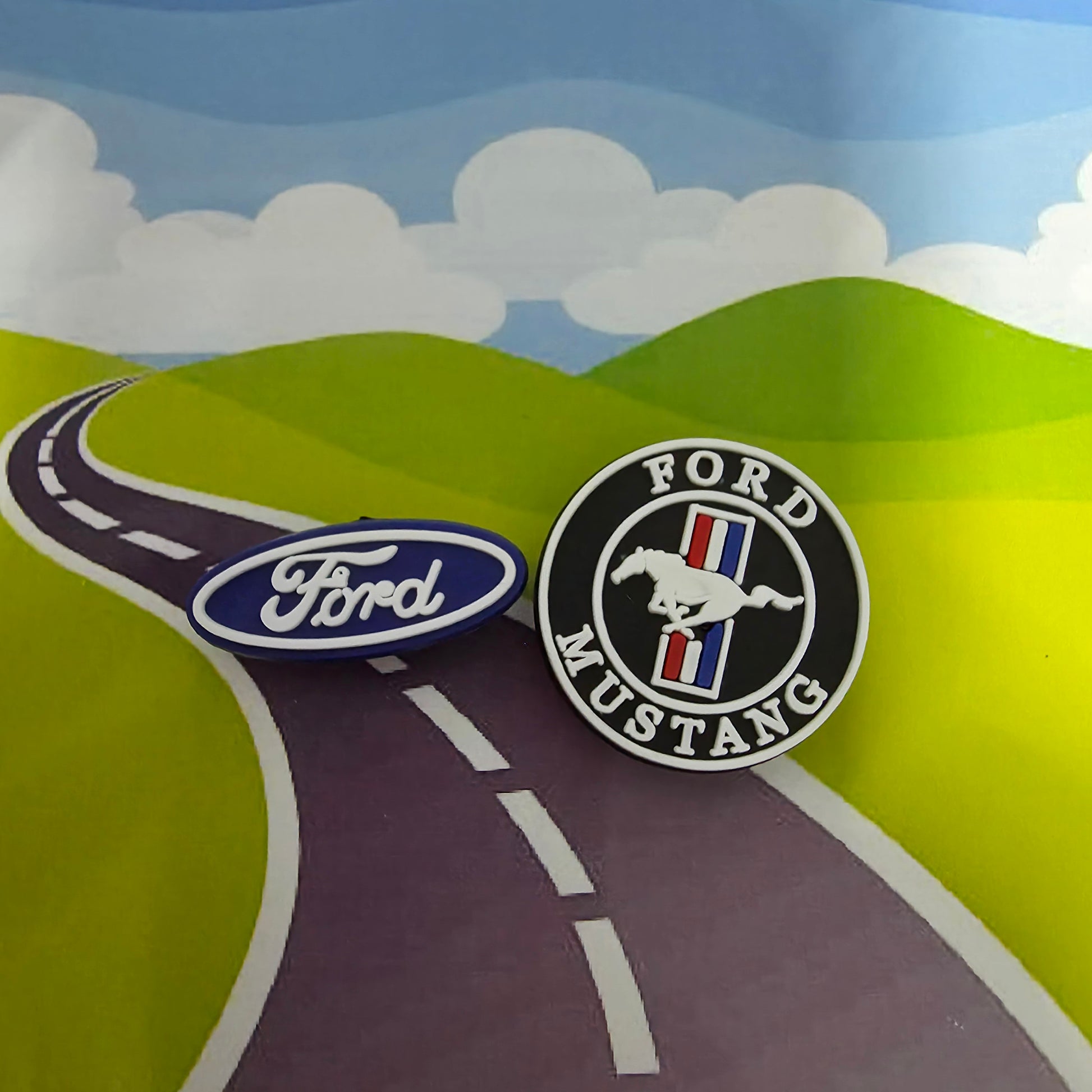 Ford & Ford Mustang Inspired Croc Charms