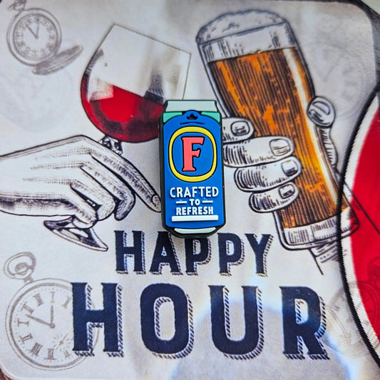 Fosters Can croc charm