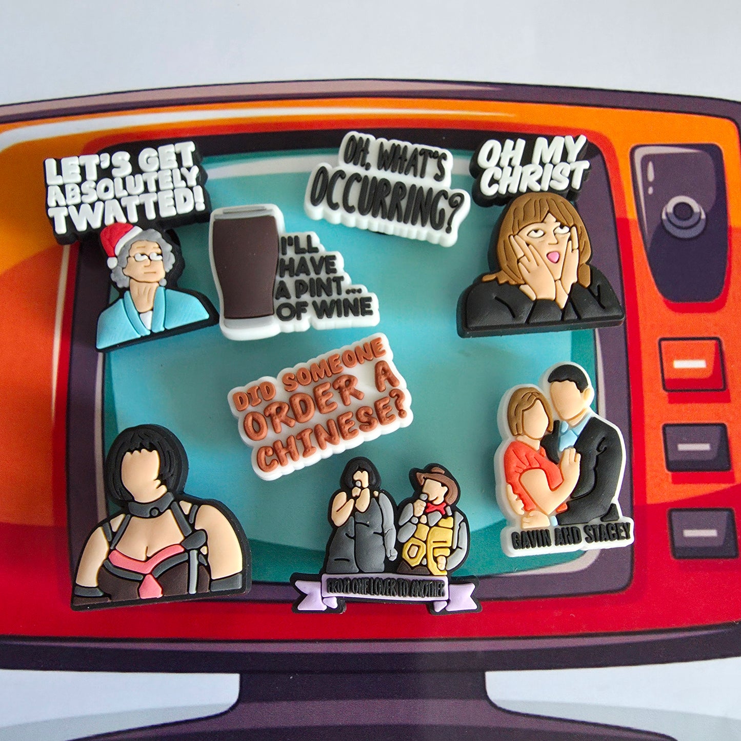 Gavin & Stacey Croc Charms