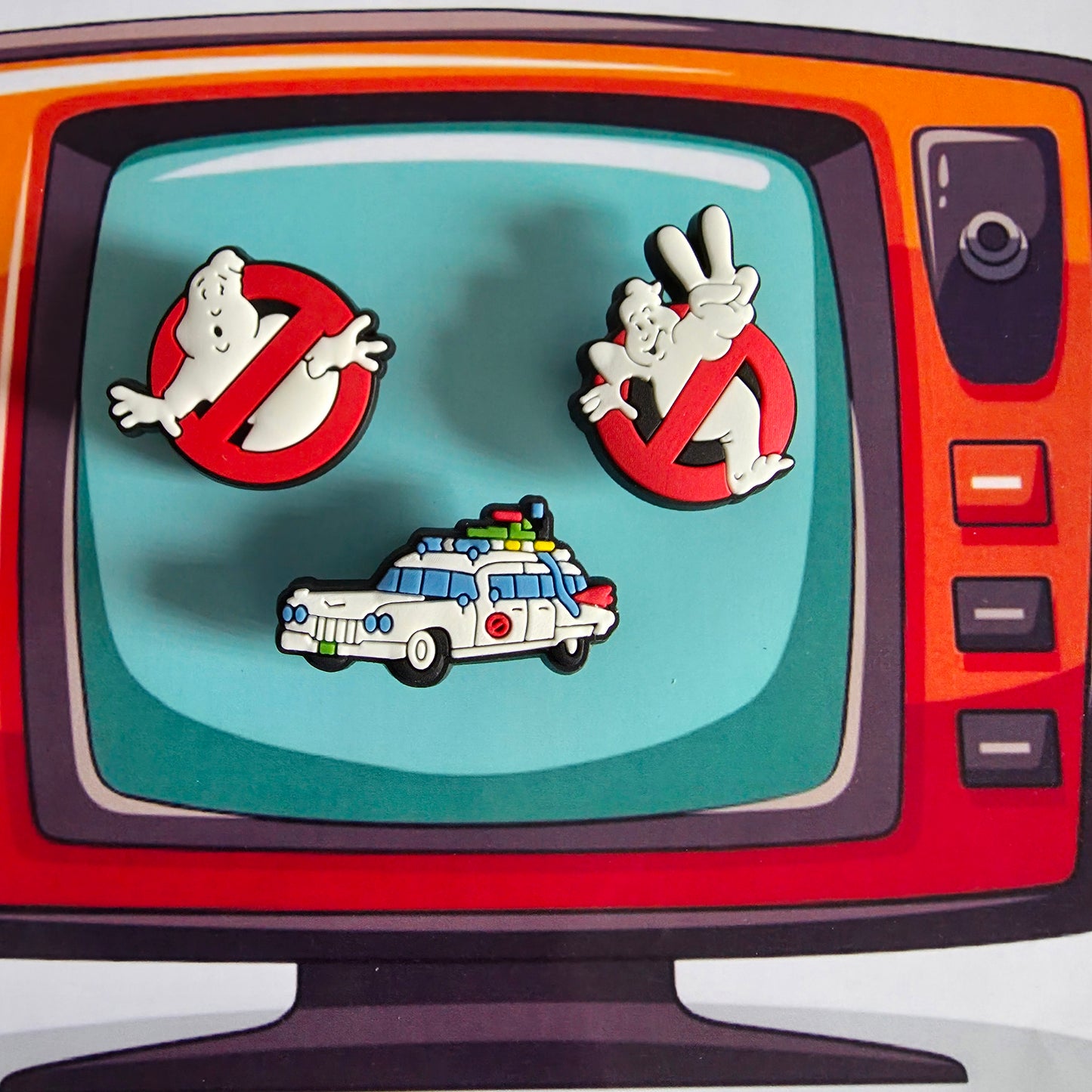 Ghostbusters Inspired Croc Charms