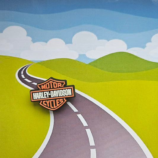 Harley Davidson Motor Cycles Croc Charm