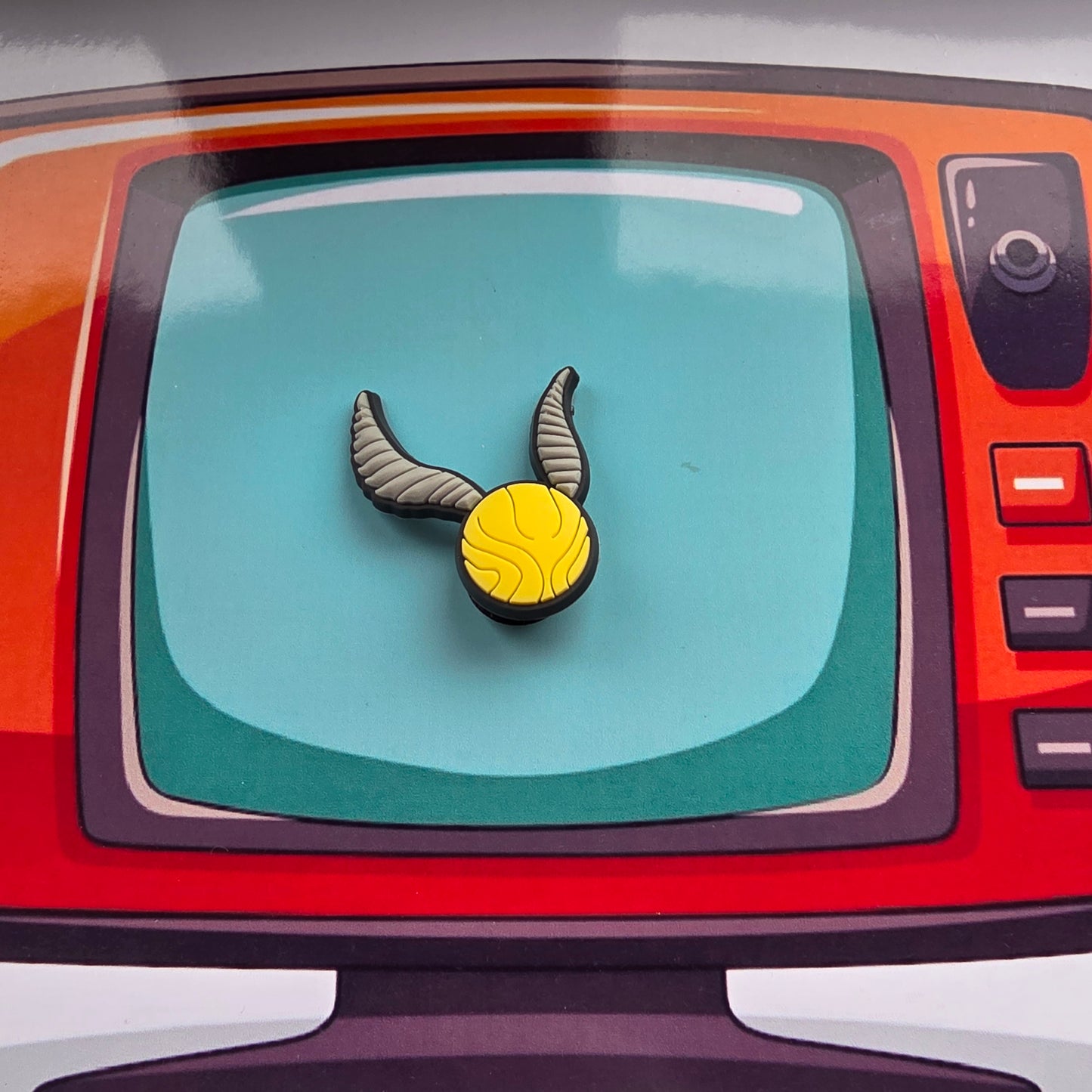 Harry Potter Inspired Croc Charm Golden Snitch