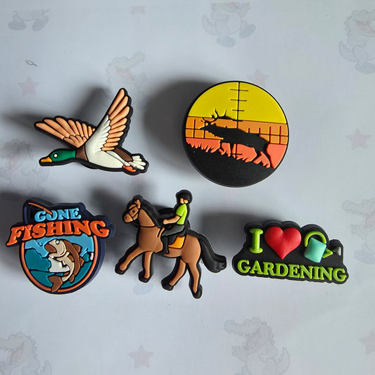 Hobbies Croc Charms Collection