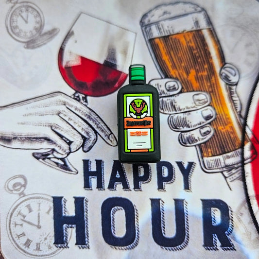 Jagermeister bottle croc charm