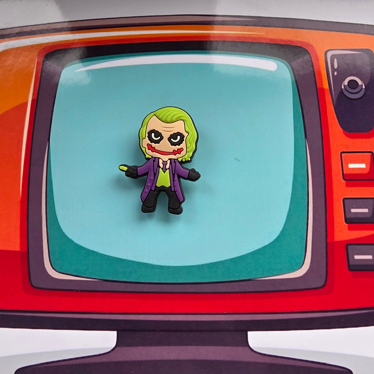 Joker  Batman  Inspired Croc Charm 